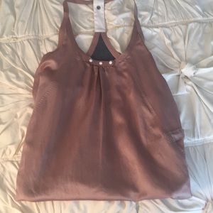 Silk tank top